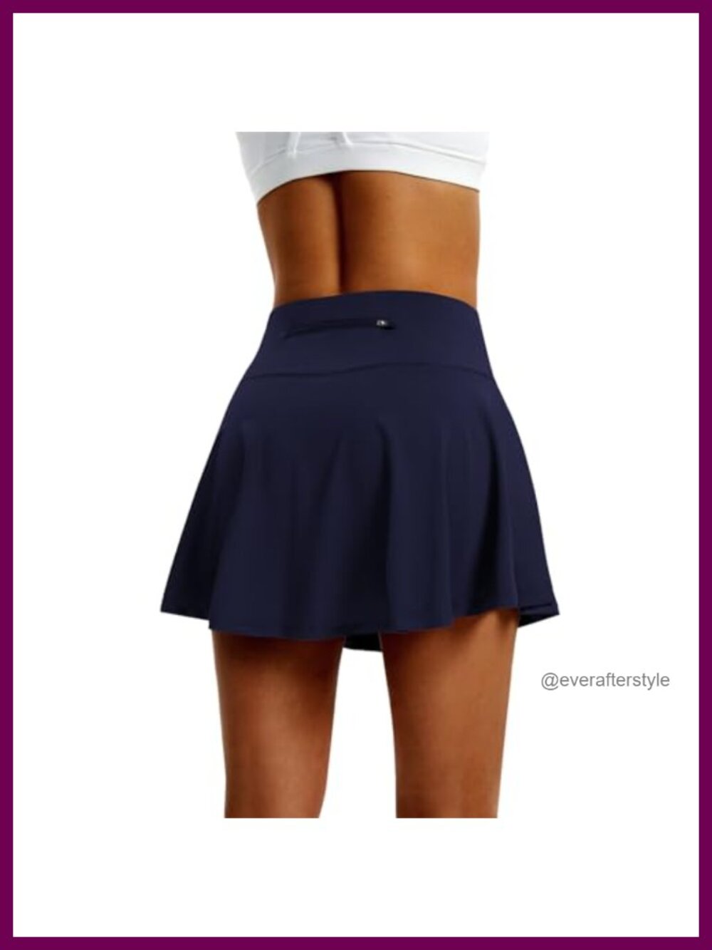 High Waist Pleated Tennis Skirt 4 Pockets Athletic Golf Skorts